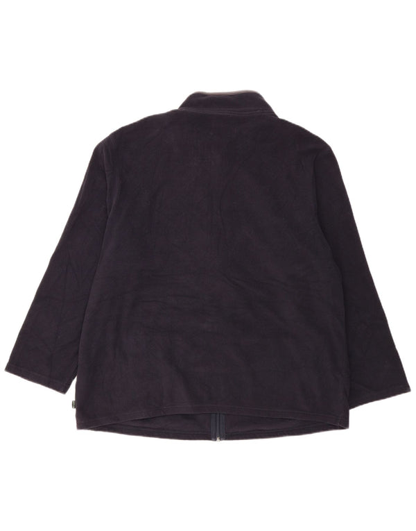 Marks & Spencer Mens Regular Fit Fleece Jacket UK 40 Large Navy Blue