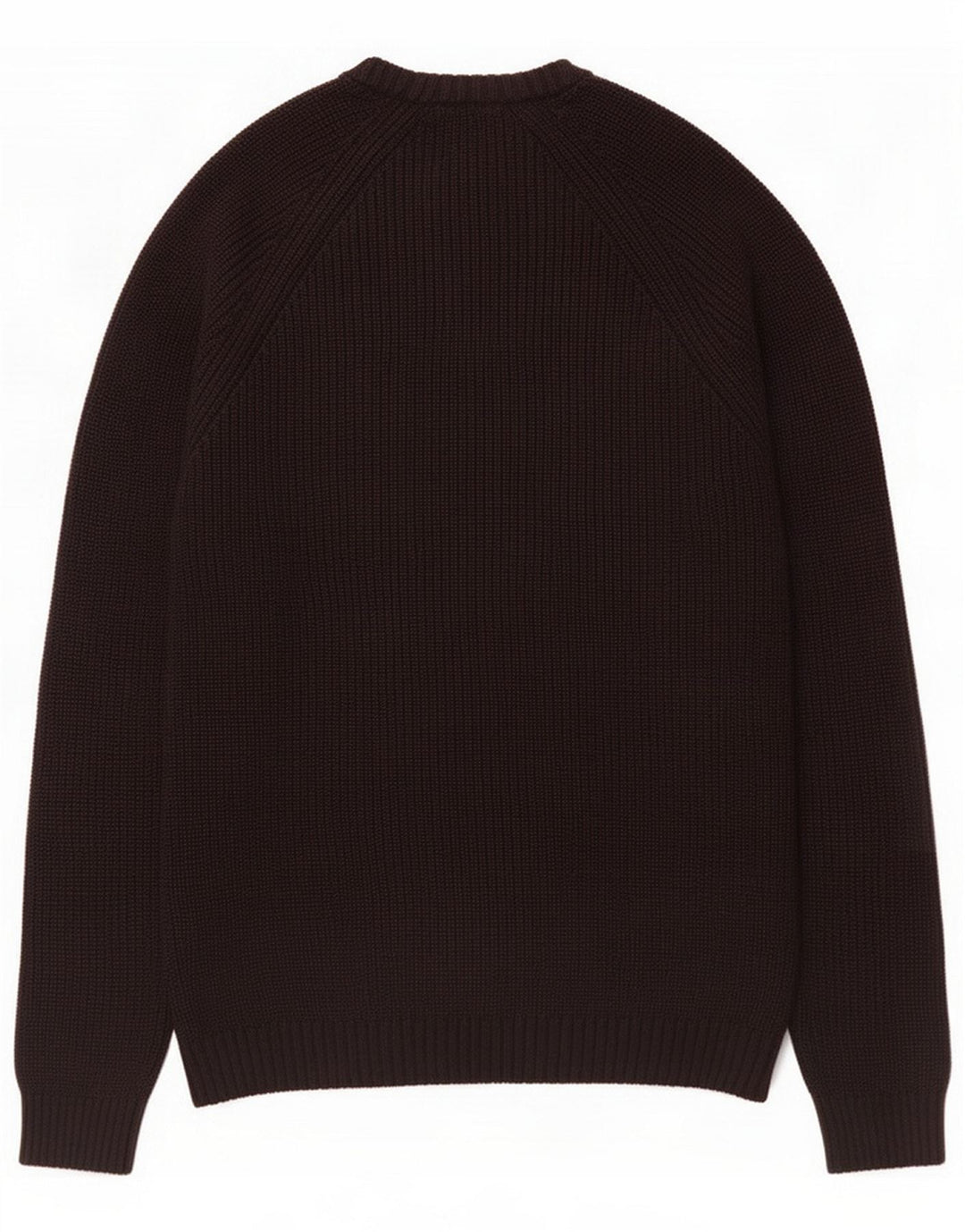 Zara Mens Crew Neck Jumper Sweater Small Black Cotton