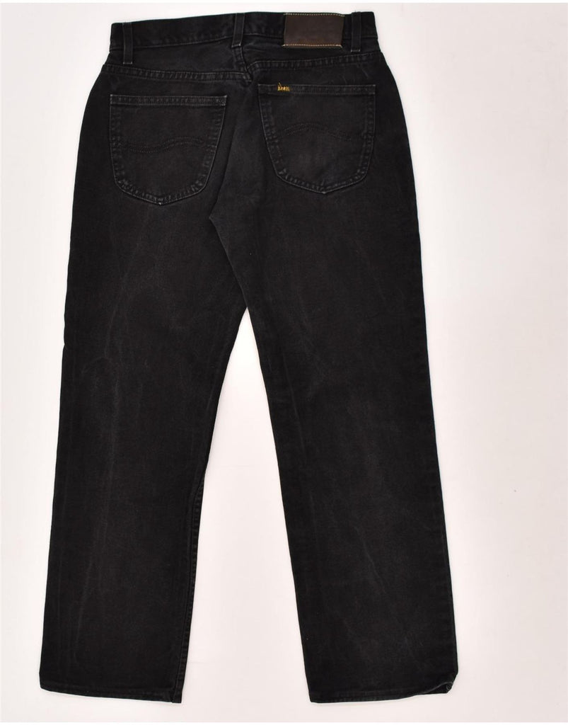 LEE Mens Straight Jeans W32 L28 Black Cotton | Vintage Lee | Thrift | Second-Hand Lee | Used Clothing | Messina Hembry 