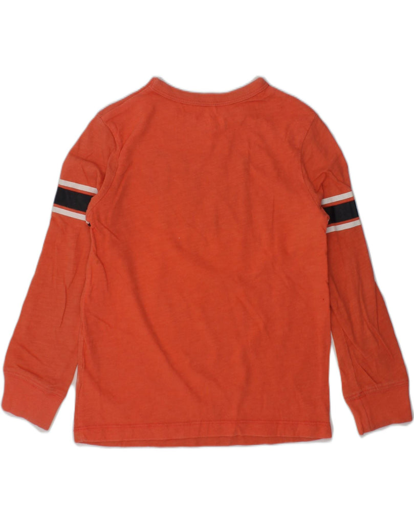 OSH KOSH Girls Graphic Top Long Sleeve 4-5 Years Orange Cotton | Vintage Osh Kosh | Thrift | Second-Hand Osh Kosh | Used Clothing | Messina Hembry 