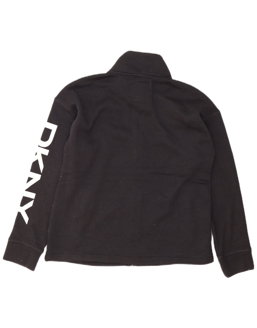Dkny Mens Graphic Tracksuit Top Jacket Medium Black Polyester