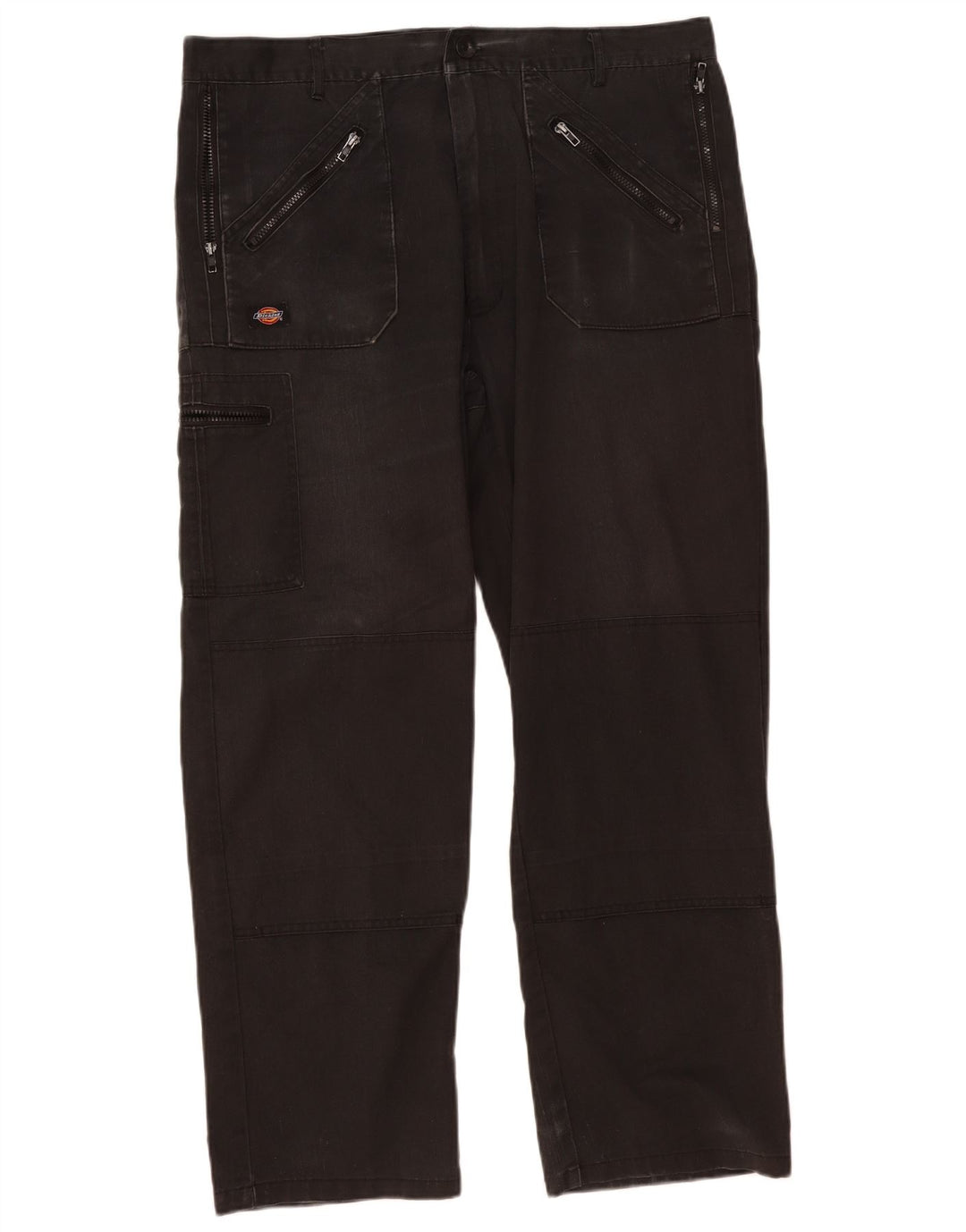 Dickies Mens Straight Cargo Trousers W40 L30 Black