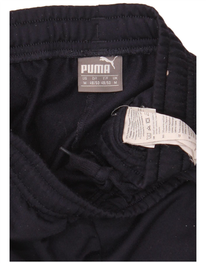Puma Mens Tracksuit Trousers Joggers Medium  Navy Blue Polyester