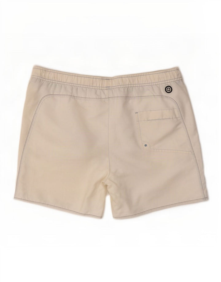 Colmar Mens Graphic Swimming Shorts IT 52 Large White Polyester