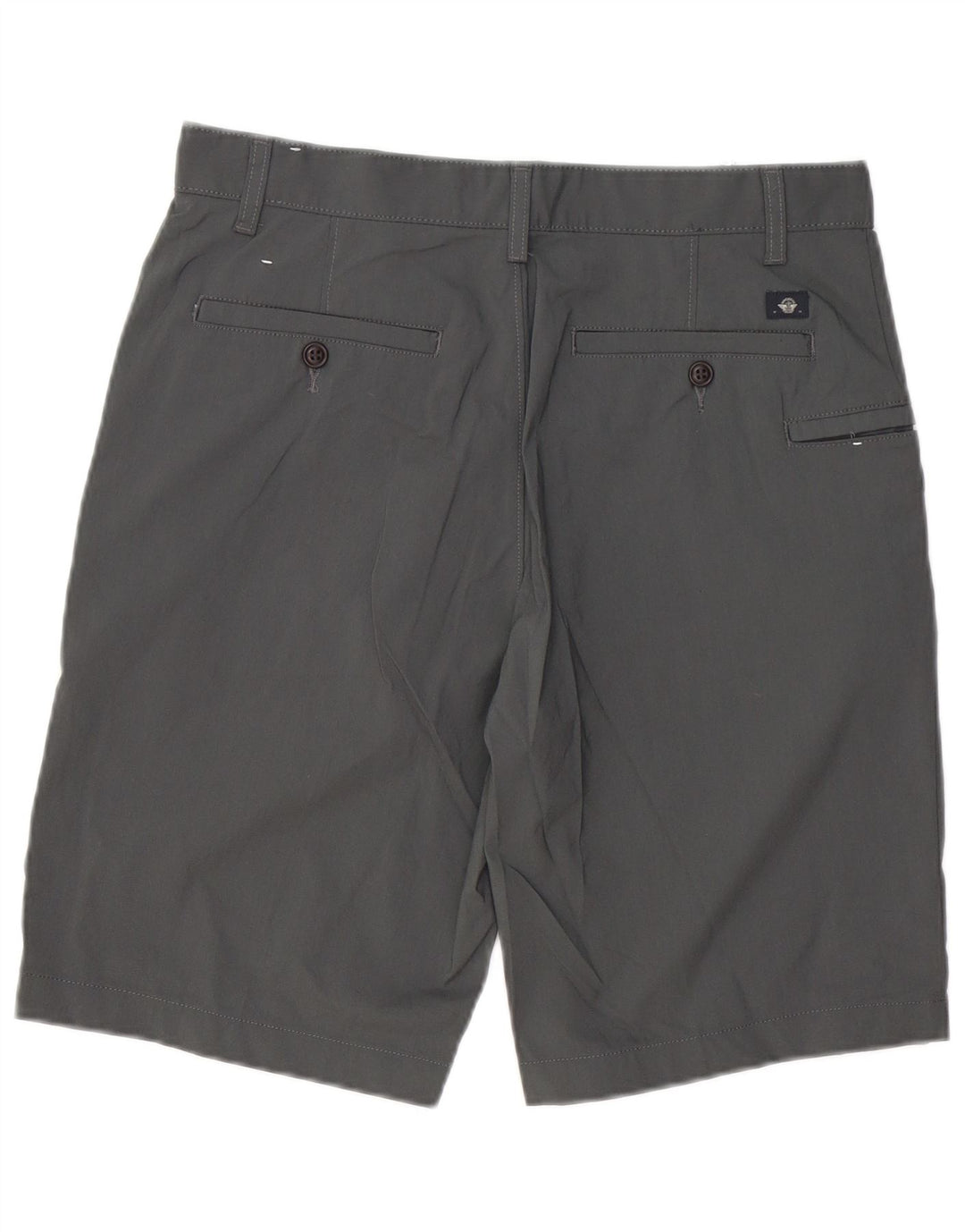 DOCKERS Mens Cargo Shorts W32 Medium Grey Polyester