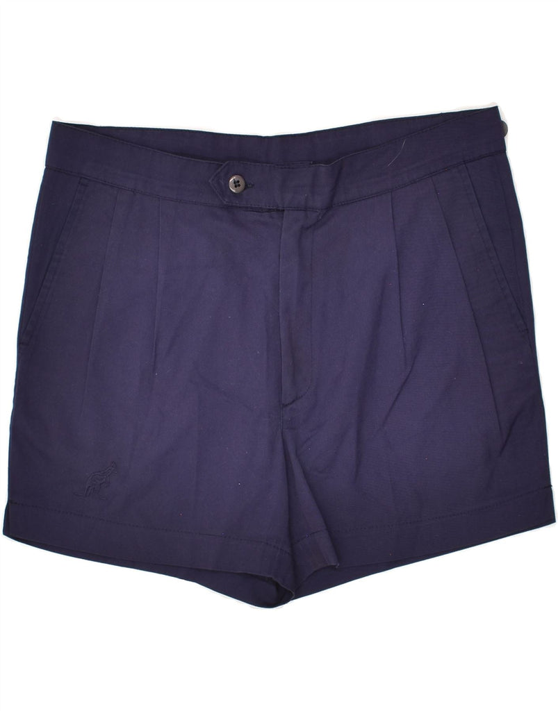 AUSTRALIAN L'ALPINA Womens Pegged Chino Shorts IT 48 Medium W32  Navy Blue | Vintage AUSTRALIAN L'ALPINA | Thrift | Second-Hand AUSTRALIAN L'ALPINA | Used Clothing | Messina Hembry 