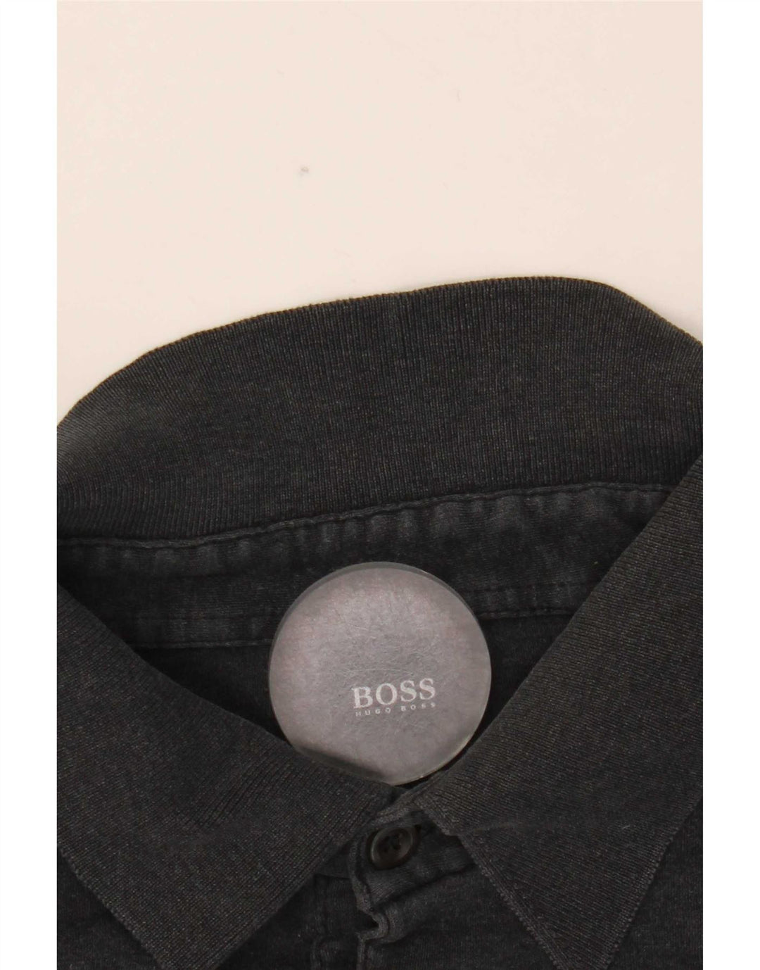 Hugo Boss Mens Long Sleeve Polo Shirt 2XL Grey