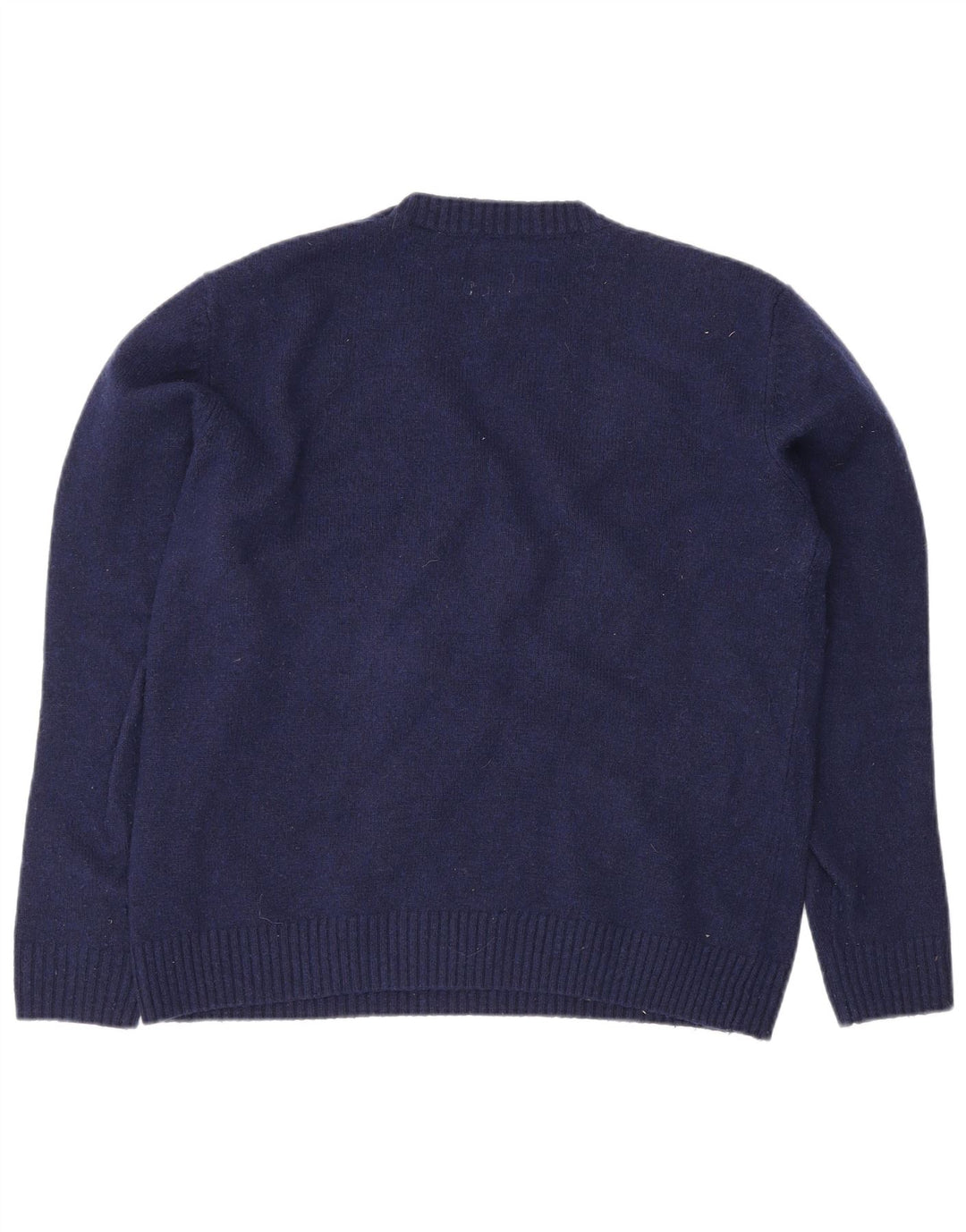 Levi's Womens Standard Fit Crew Neck Jumper Sweater UK 14 Medium Navy Blue