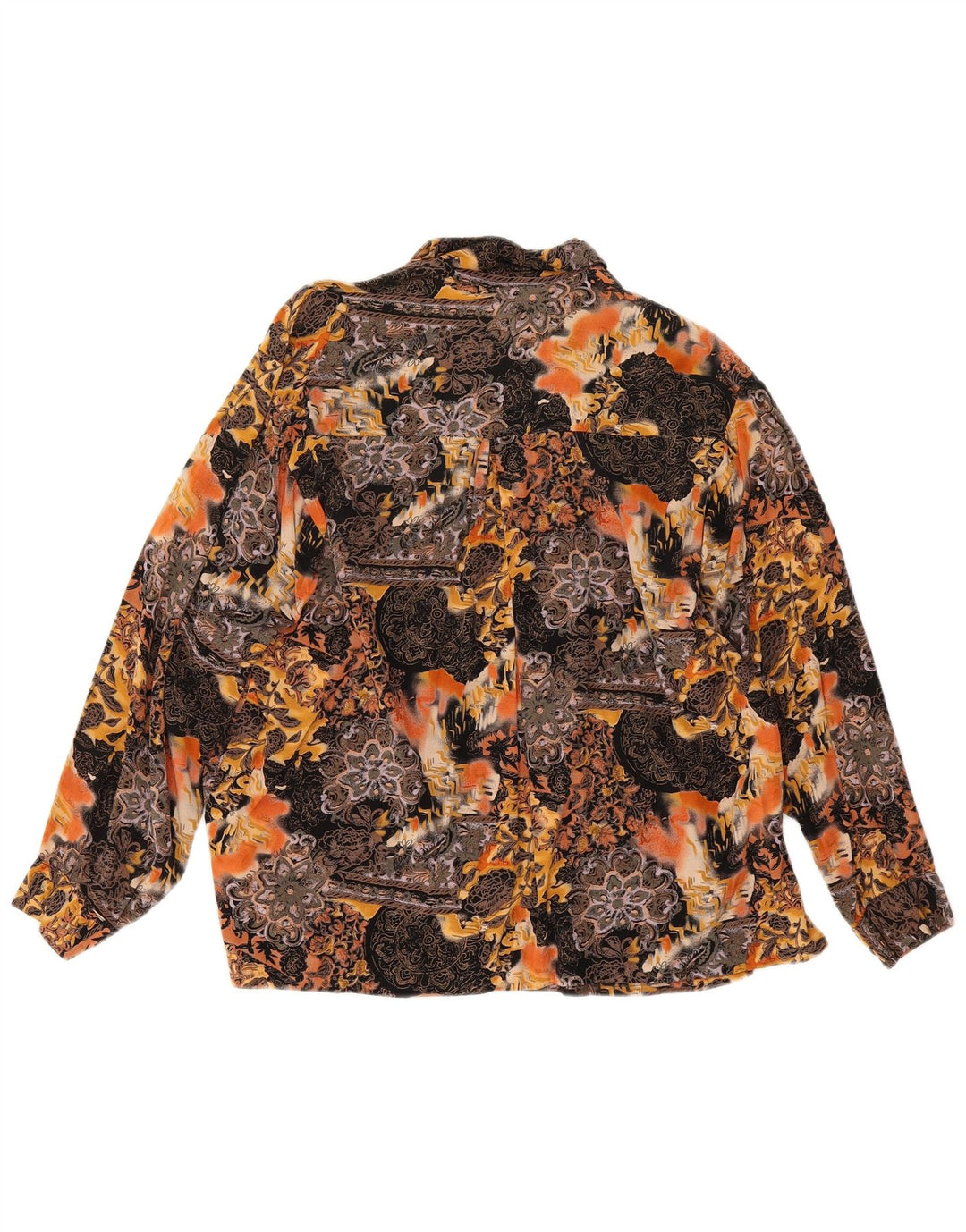 Vintage Womens Shirt Blouse UK 14 Large Multicoloured Floral