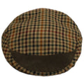 JOHN WHITE AND SON Mens Geometrical Flat Cap Large Khaki Classic