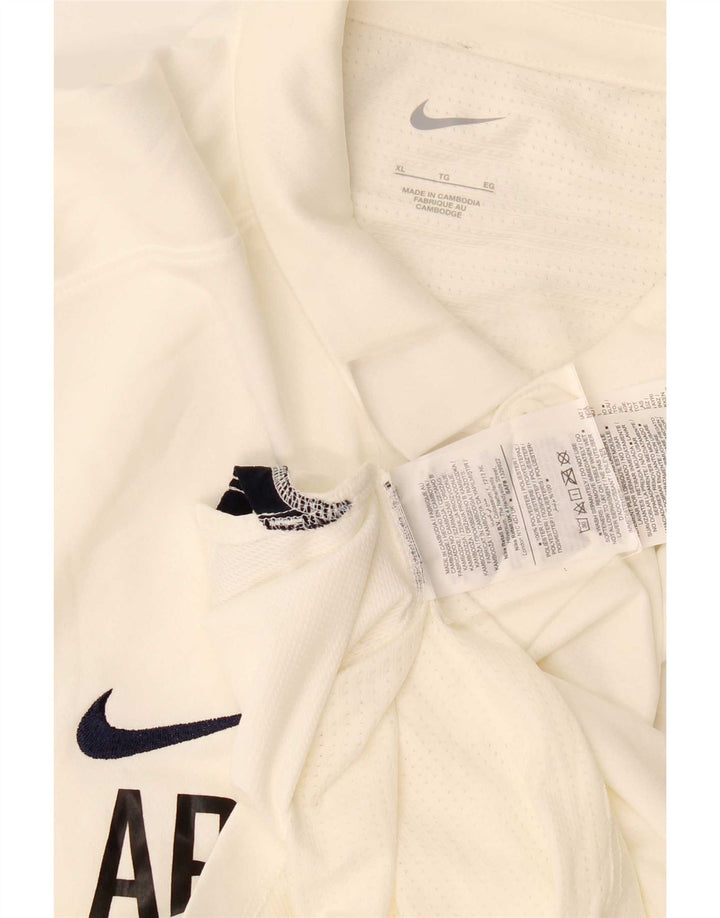 Nike Mens Graphic Polo Shirt XL Off White Polyester