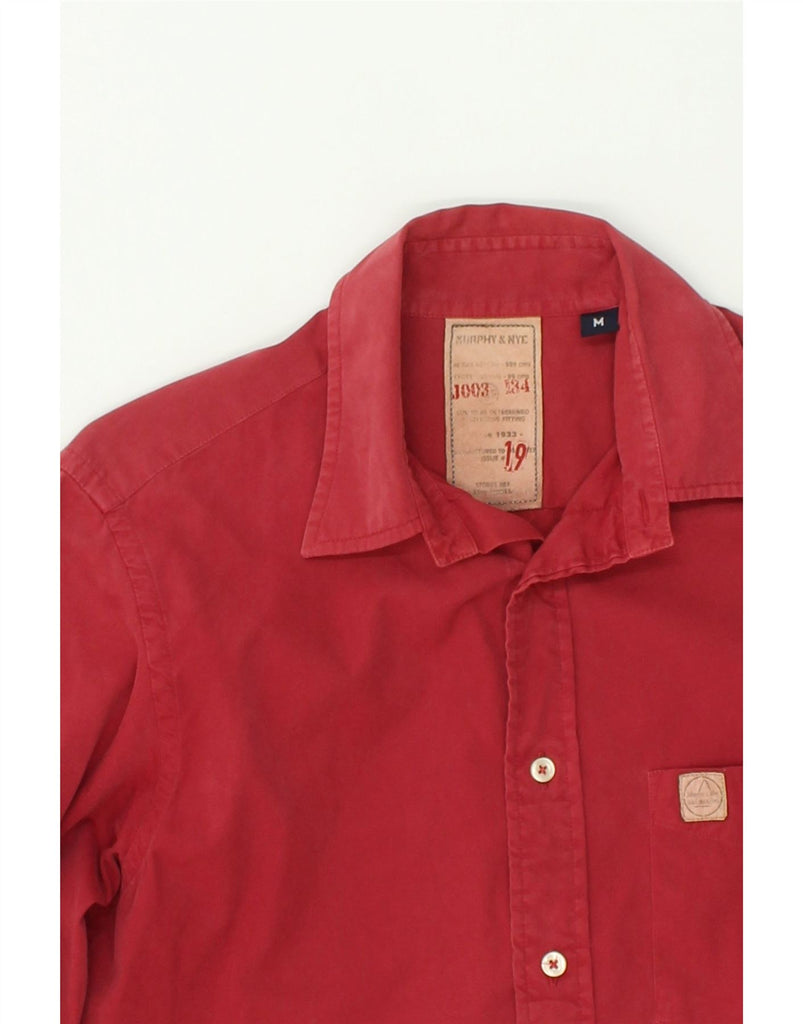 MURPHY & NYE Mens Shirt Medium Red Cotton | Vintage Murphy & Nye | Thrift | Second-Hand Murphy & Nye | Used Clothing | Messina Hembry 