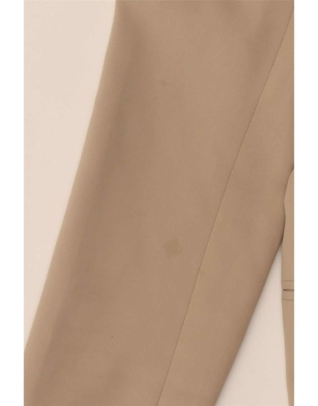 Benetton Womens 1 Button Blazer Jacket UK 12 Medium Beige
