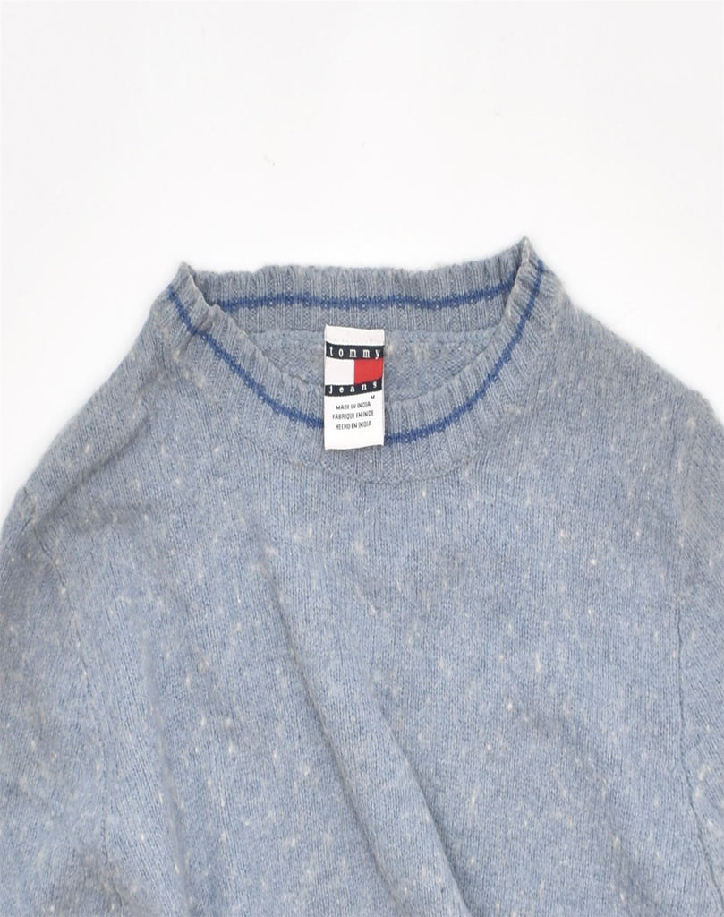 TOMMY HILFIGER Girls Crew Neck Jumper Sweater 9-10 Years Medium Blue | Vintage | Thrift | Second-Hand | Used Clothing | Messina Hembry 