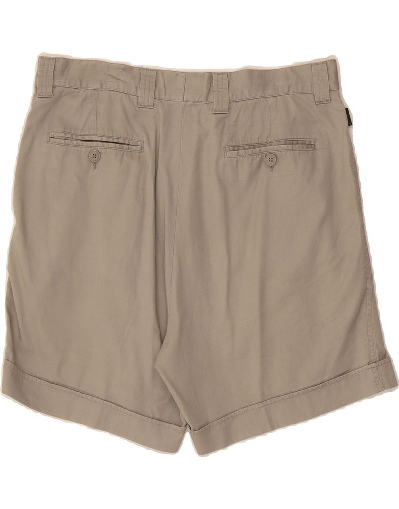 EUROPEAN PROJECT Womens Pegged Chino Shorts IT 50 XL W34 Grey Cotton Vintage European Project and Second-Hand European Project from Messina Hembry 