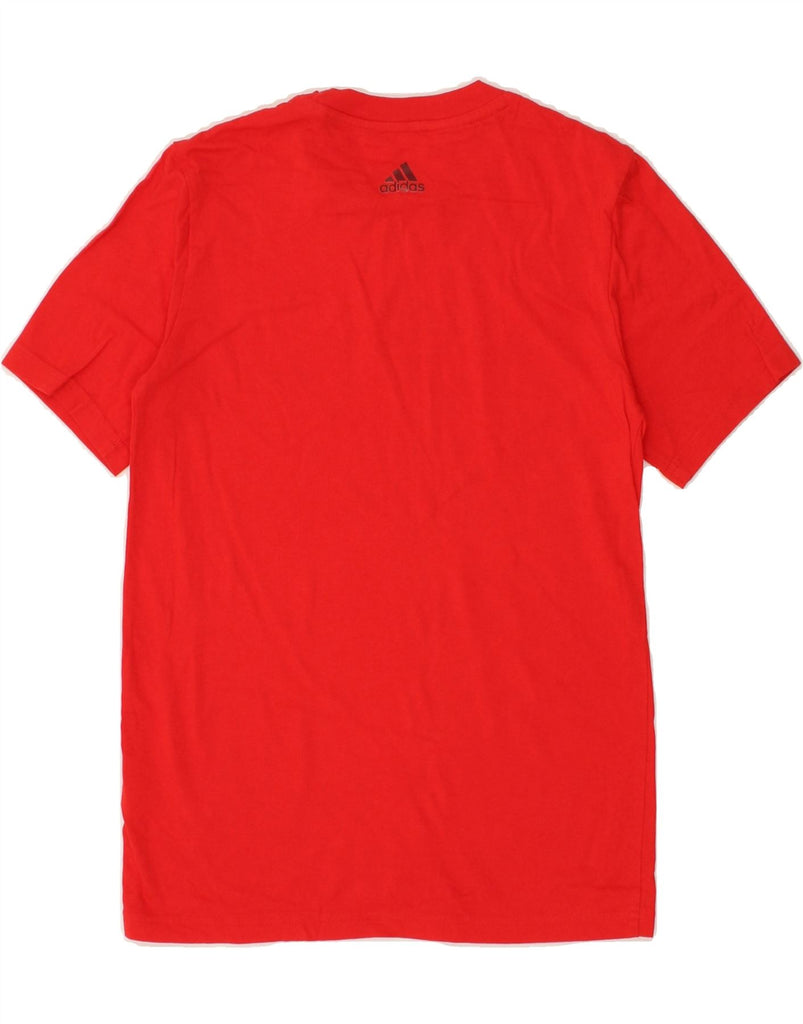 ADIDAS Boys Graphic T-Shirt Top 11-12 Years Red Cotton | Vintage Adidas | Thrift | Second-Hand Adidas | Used Clothing | Messina Hembry 