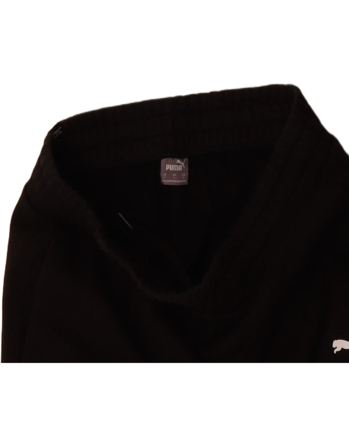 PUMA Womens Tracksuit Trousers UK 10 Small  Black Vintage Puma and Second-Hand Puma from Messina Hembry 