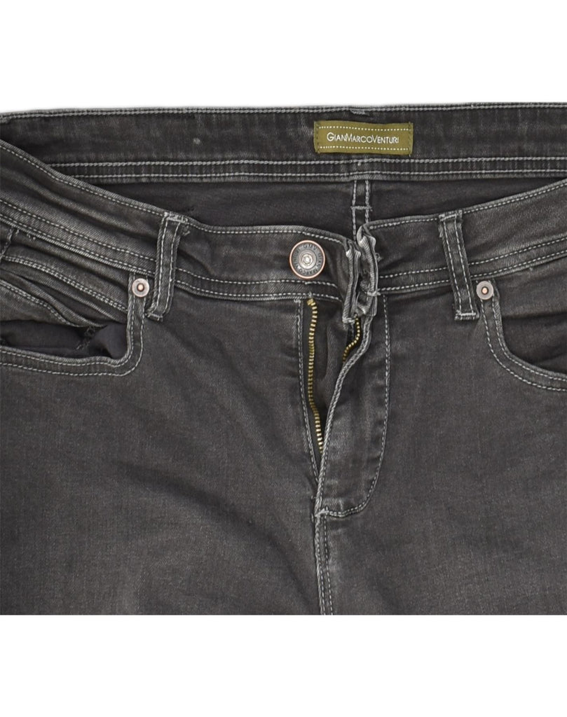 GIAN MARCO VENTURI Mens Straight Jeans IT 48 Medium W32 L29 Black Cotton | Vintage Gian Marco Venturi | Thrift | Second-Hand Gian Marco Venturi | Used Clothing | Messina Hembry 