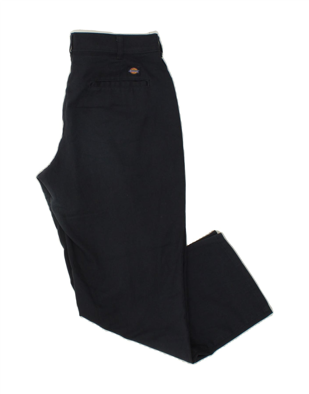 DICKIES Womens Straight Chino Trousers US 8 Medium W30 L27 Navy Blue Vintage Dickies and Second-Hand Dickies from Messina Hembry 