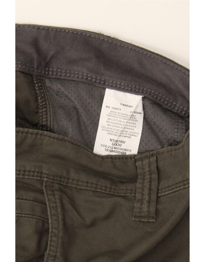 WRANGLER Womens Straight Chino Trousers W30 L30  Khaki Cotton Vintage Wrangler and Second-Hand Wrangler from Messina Hembry 