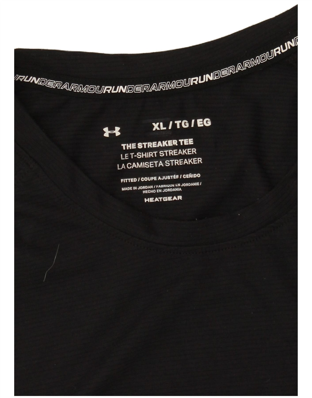 Under Armour Mens T-Shirt Top XL Black