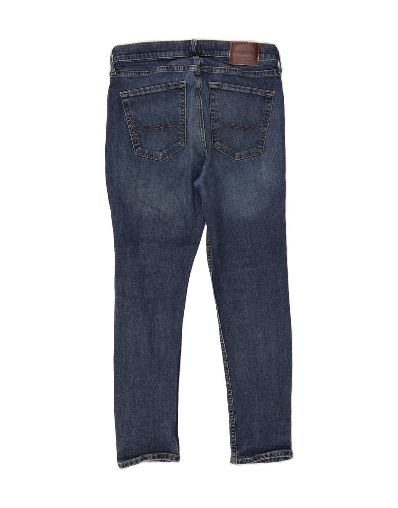 HOLLISTER Mens Skinny Tapered Jeans W32 L30 Blue Cotton Vintage Hollister and Second-Hand Hollister from Messina Hembry 
