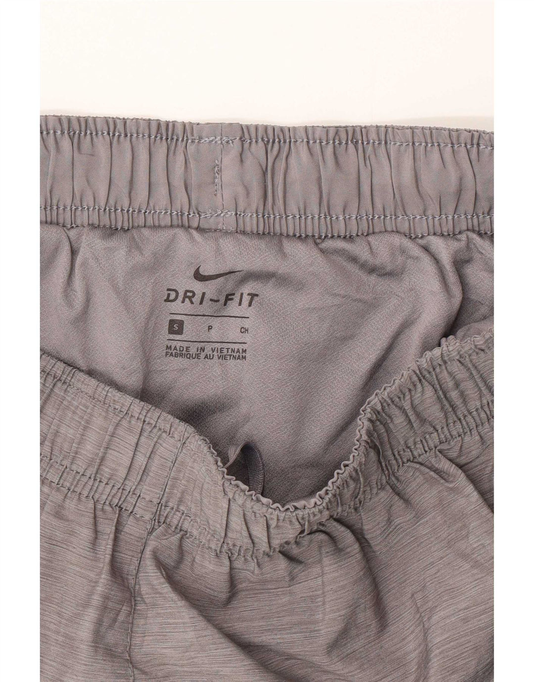 Nike Womens Sport Shorts UK 8 Small Grey Flecked Polyester
