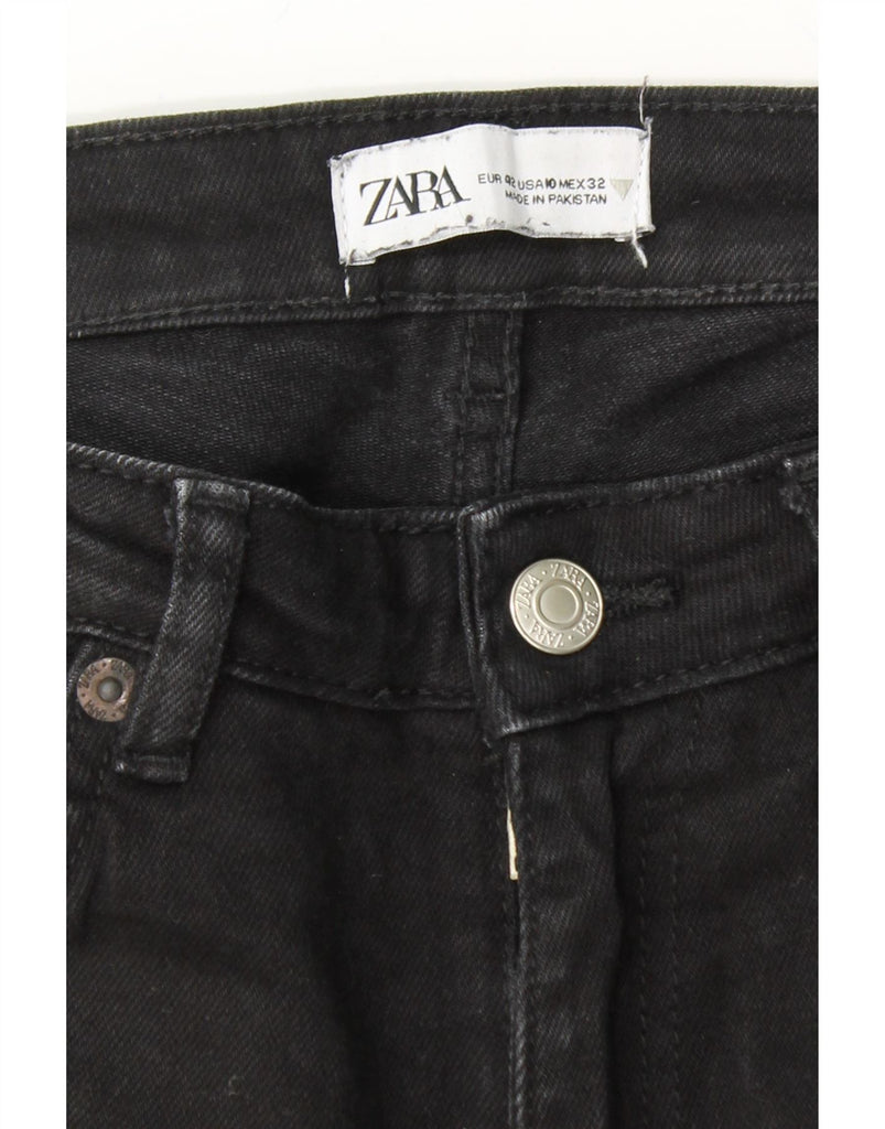 ZARA Womens Cropped Jeans EU 42 Large W32 L24 Black Vintage Zara and Second-Hand Zara from Messina Hembry 