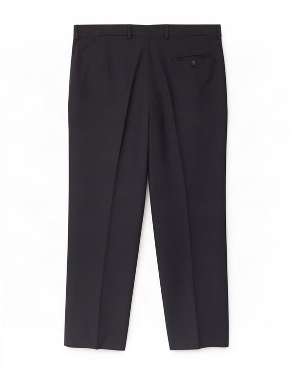 Marks & Spencer Mens Straight Suit Trousers W36 L31 Navy Blue Pinstripe