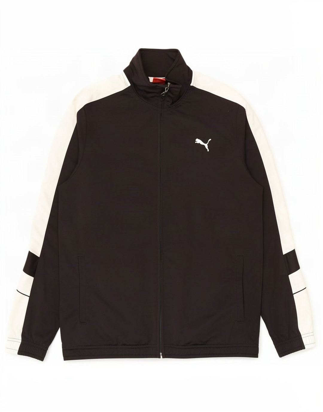 Puma Mens Tracksuit Top Jacket Medium Black Colourblock