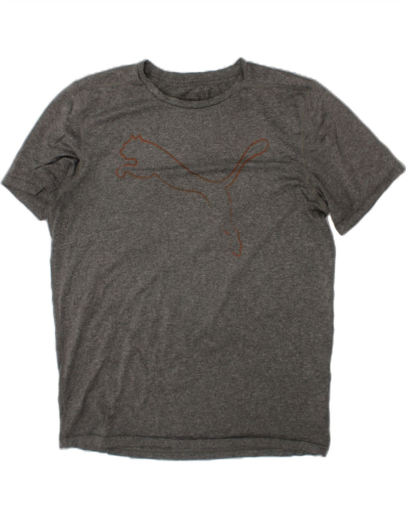 PUMA Boys Graphic T-Shirt Top 13-14 Years XL  Grey Vintage Puma and Second-Hand Puma from Messina Hembry 