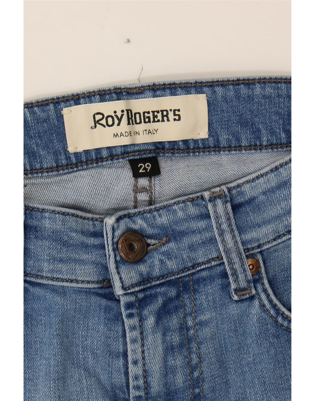 ROY ROGERS Womens Slim Jeans W29 L25 Blue Cotton Vintage Roy Rogers and Second-Hand Roy Rogers from Messina Hembry 