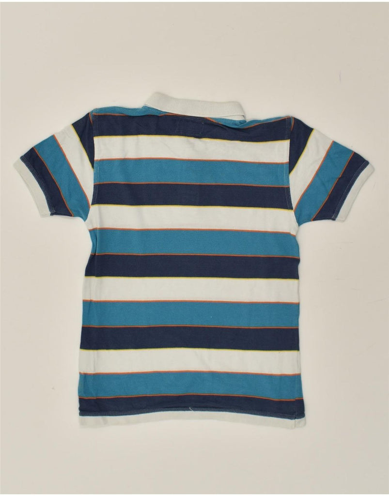 CHAMPION Boys Polo Shirt 7-8 Years Small Blue Striped | Vintage Champion | Thrift | Second-Hand Champion | Used Clothing | Messina Hembry 