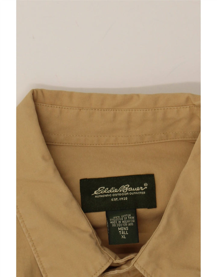 EDDIE BAUER Mens Shirt XL Beige Cotton Vintage Eddie Bauer and Second-Hand Eddie Bauer from Messina Hembry 