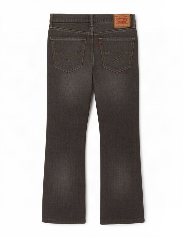 Levi's Mens 527 Bootcut Jeans W32 L27 Grey Cotton