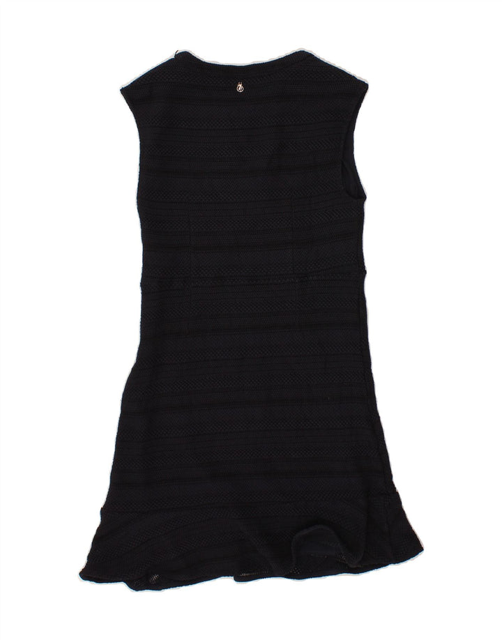 TRUSSARDI JEANS Womens Sleeveless A-Line Dress IT 42 Medium Navy Blue Vintage Trussardi Jeans and Second-Hand Trussardi Jeans from Messina Hembry 