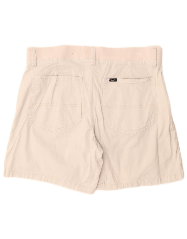 Lee Womens Chino Shorts W34 Large Beige