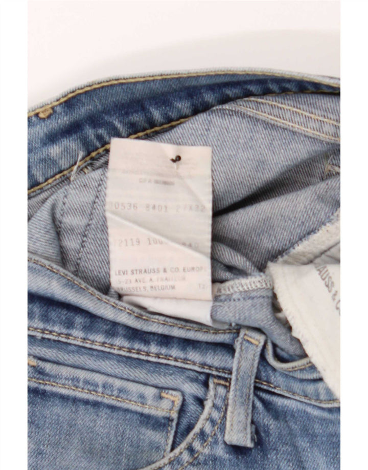 Levi's Womens Slim Jeans W27 L32 Blue Cotton