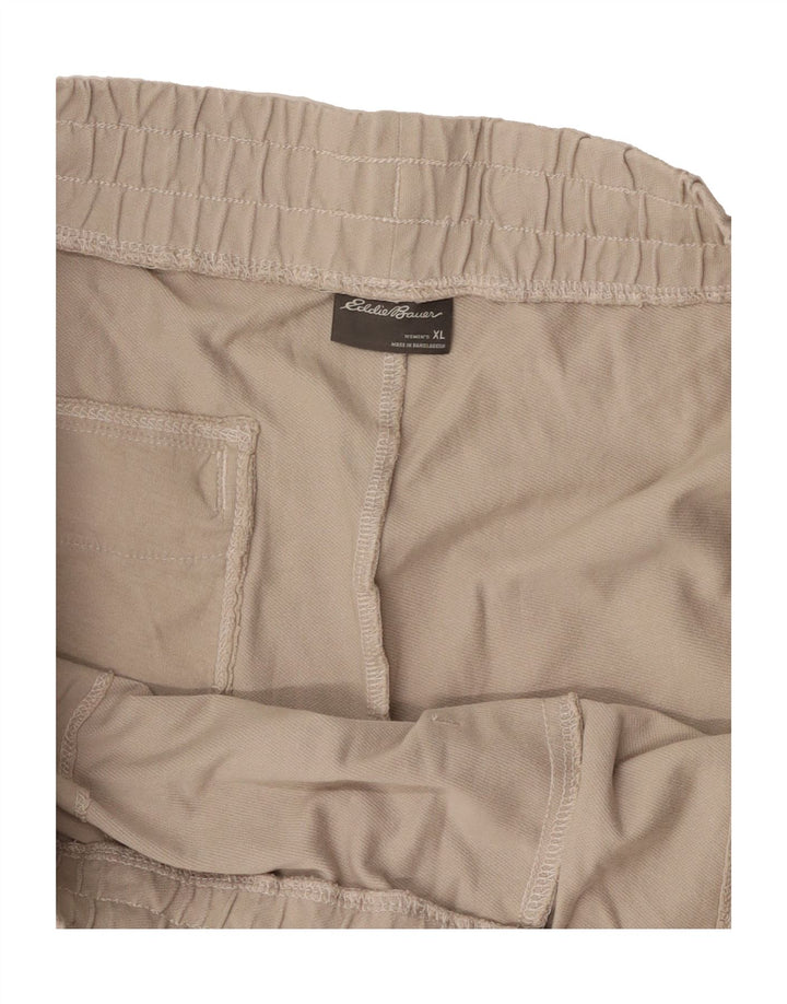 EDDIE BAUER Womens Sport Shorts UK 18 XL  Beige Vintage Eddie Bauer and Second-Hand Eddie Bauer from Messina Hembry 