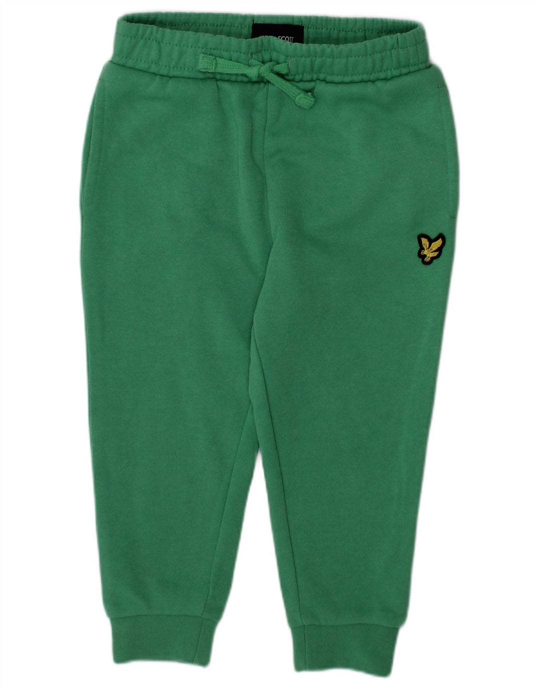 Lyle & Scott Baby Girls Tracksuit Trousers 18-24 Months Green Cotton