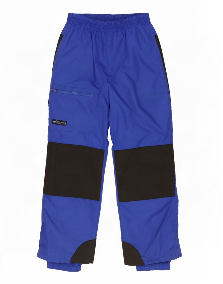 Columbia Mens Ski Trousers Medium Blue Colourblock Nylon