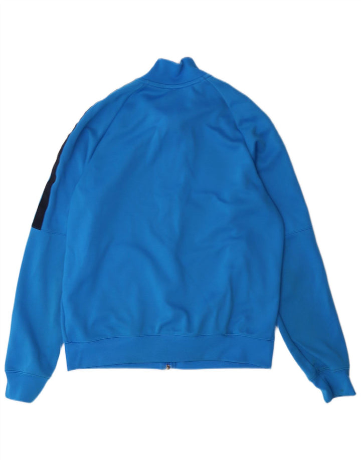 Nike Mens Tracksuit Top Jacket Medium Blue Polyester