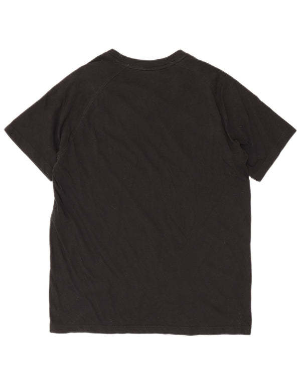 Champion Womens Graphic T-Shirt Top UK 14 Medium Black