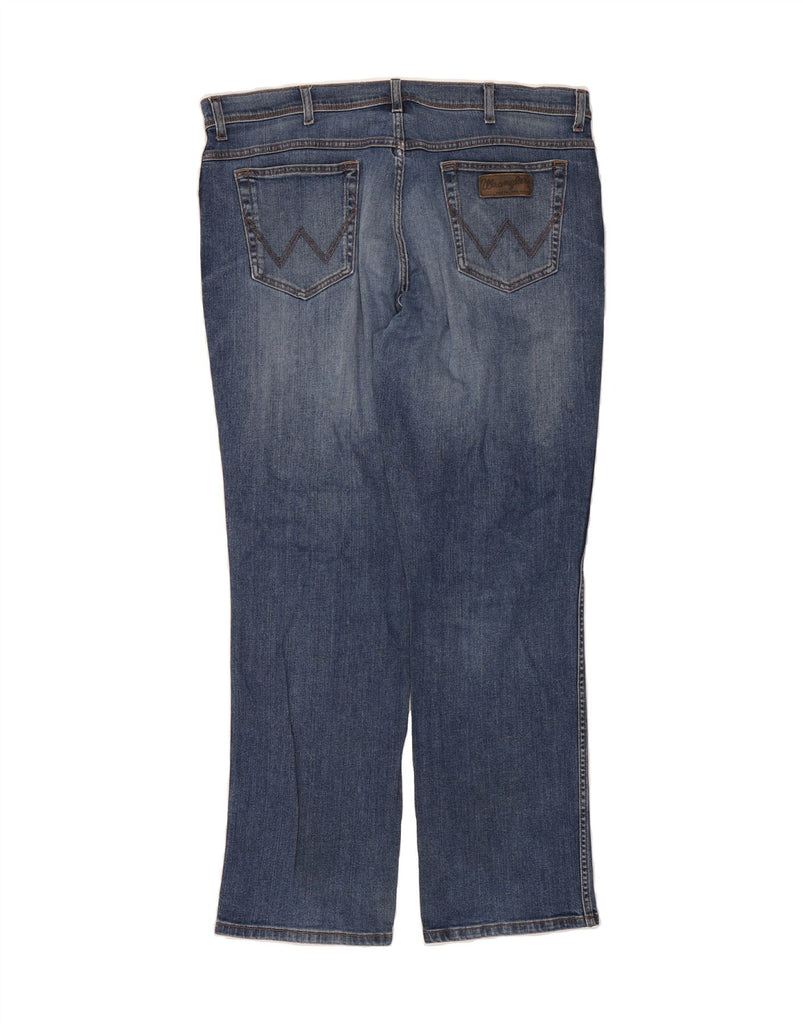 WRANGLER Mens Texas Straight Jeans W40 L32 Blue Cotton Vintage Wrangler and Second-Hand Wrangler from Messina Hembry 