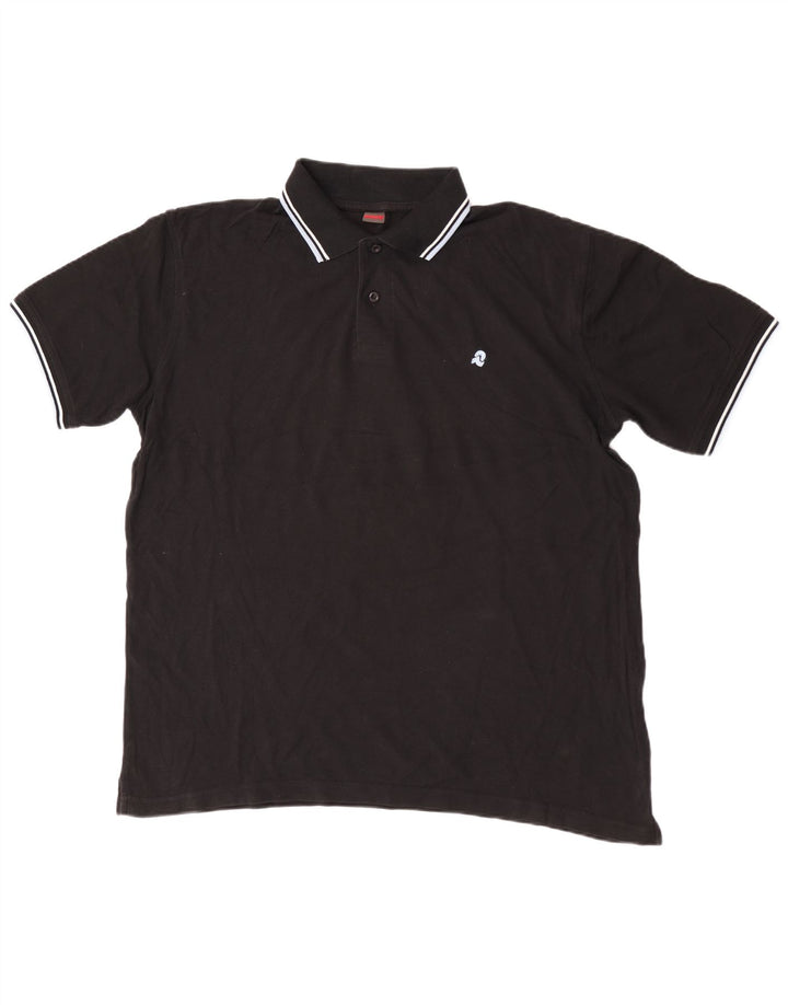 Invicta Mens Polo Shirt XL Black Cotton