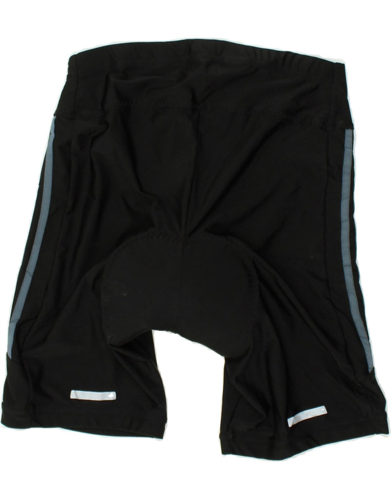 ADIDAS Womens Sport Shorts UK 16/18 Large Black Nylon | Vintage Adidas | Thrift | Second-Hand Adidas | Used Clothing | Messina Hembry 