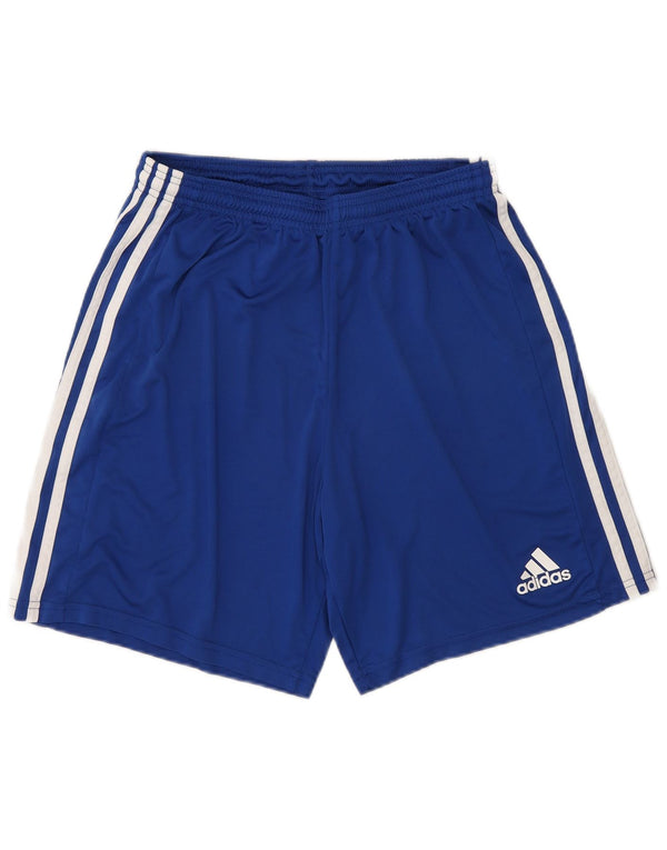 Adidas Mens Graphic Sport Shorts Large Blue Polyester Sports