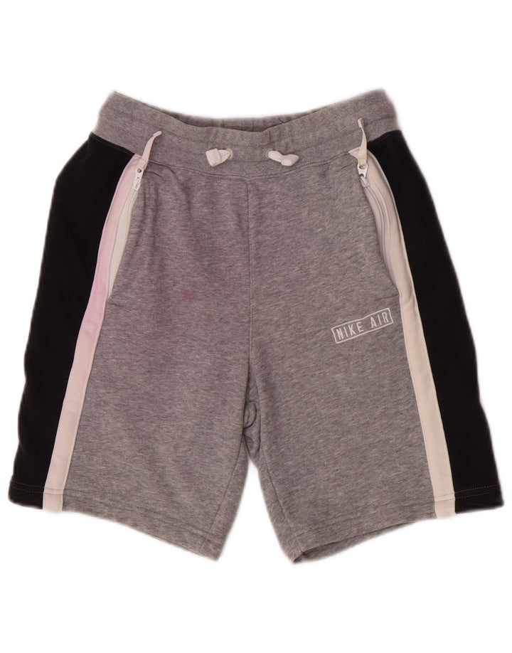 Nike Boys Sport Shorts 12-13 Years Large Grey Colourblock