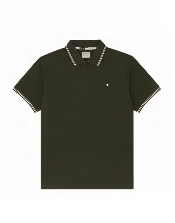 Champion Mens Easy Fit Polo Shirt XL Green Cotton