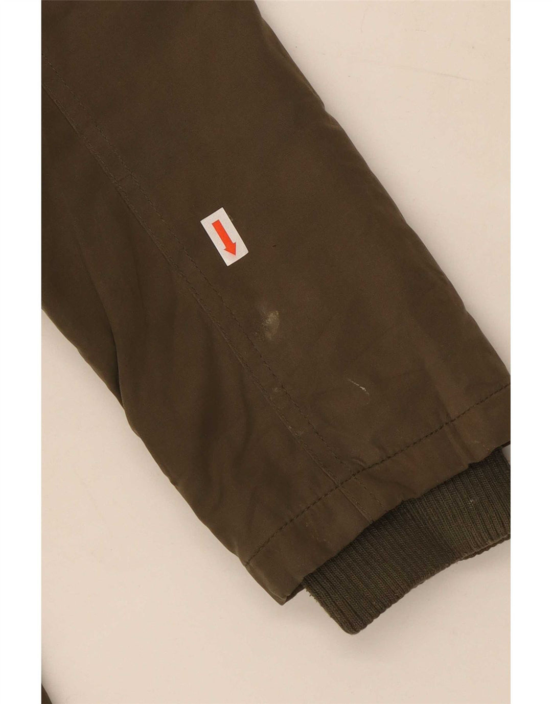 Oasis Womens Hooded Oversized Parka Jacket UK 6 XS Khaki Polyester
